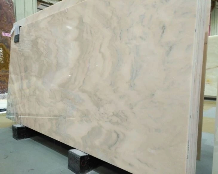 Ruschita Champagne Pink Marble Slabs (2)