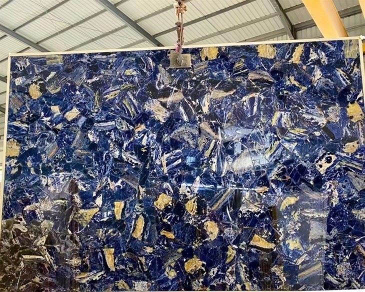 Hot Selling Blue Sodalite Granite Slab