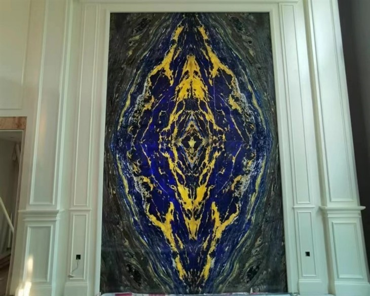 Blue Sodalite Granite Wall Decor