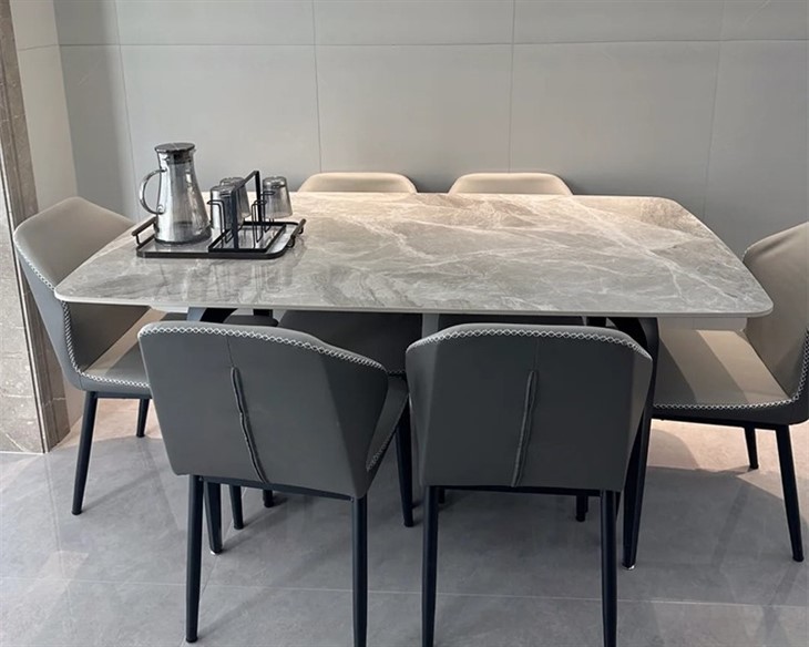 grey marble table