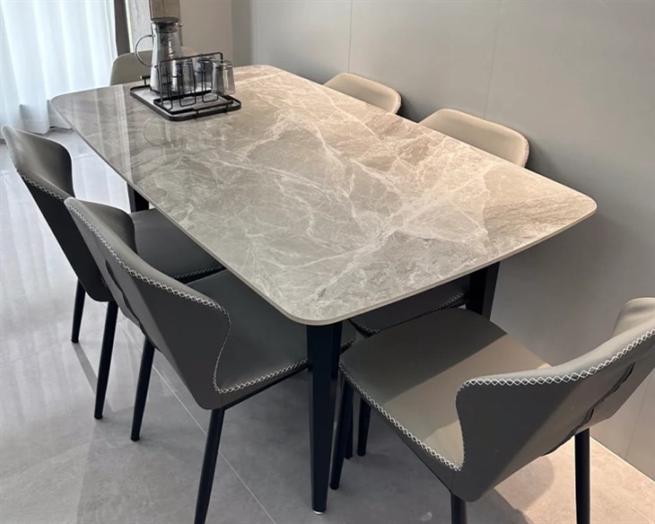 Chanel Gray Marble Table
