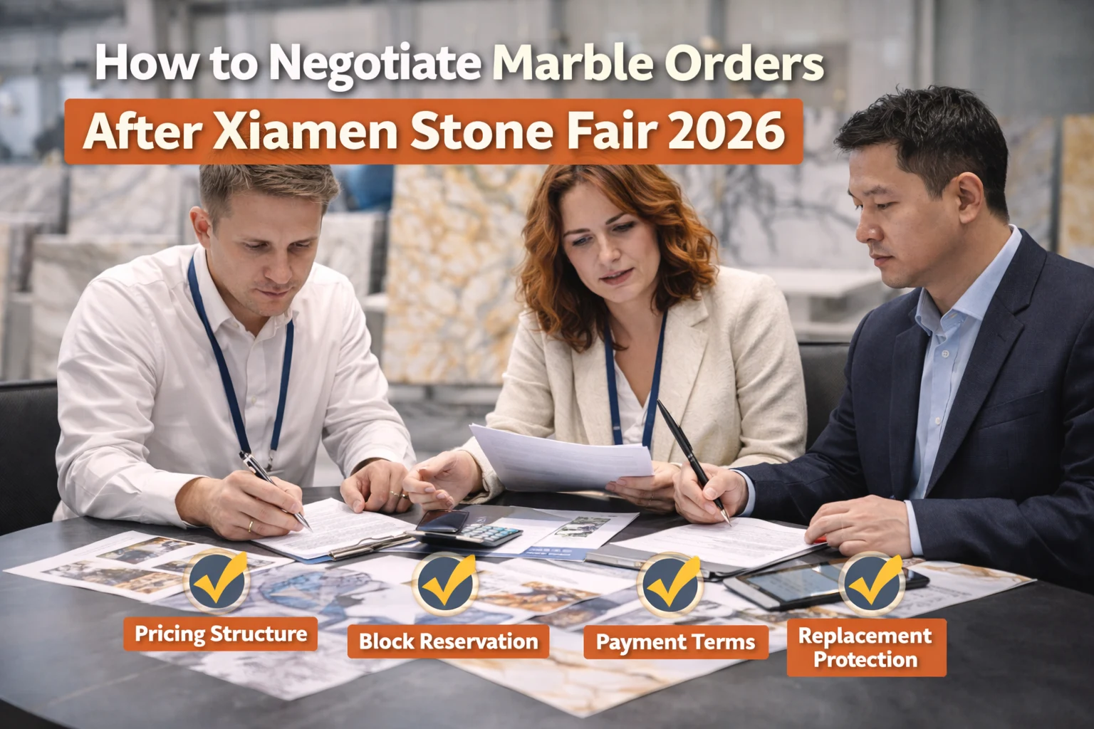 So verhandeln Sie Marmorbestellungen nach der Xiamen Stone Fair 2026